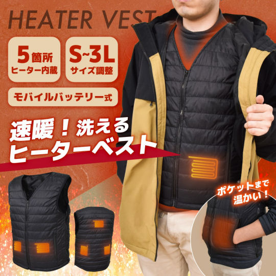 Thanko Washable Heater Vest