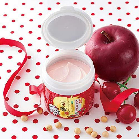 Tamanokoshi Red Fruit Aging Care Soy Milk Yogurt Facial Mask
