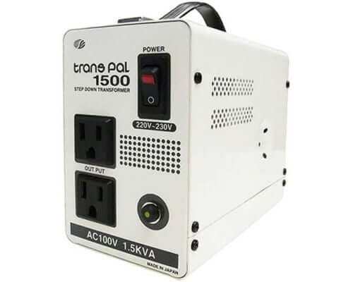 Trans Pal 1500 Step Down Transformer 220-230 V to 100 V